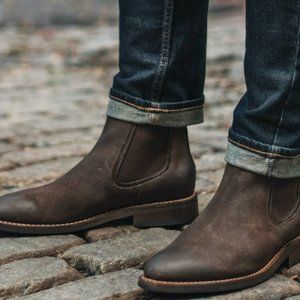 Thursday Duke 9M in Chocolate WeatherSafe Suede